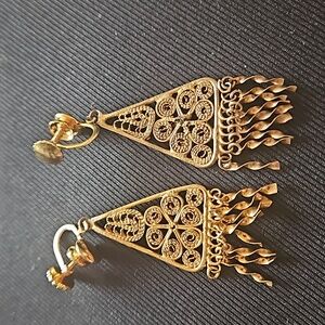 Mexican folklorico filigree earrings
